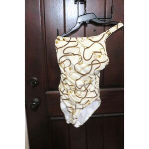 Ralph Lauren  One-Piece Swimsuit  One Shoulder Swimwear size 10